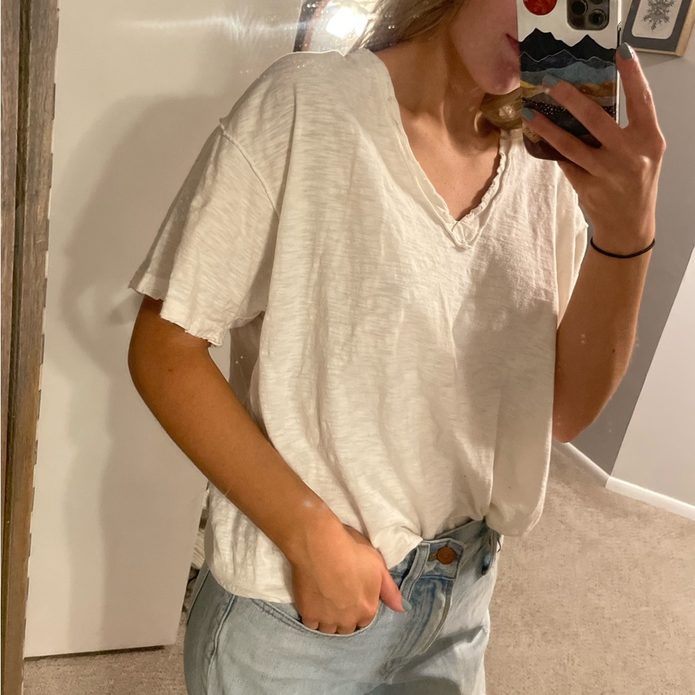 Oversized free people v neck